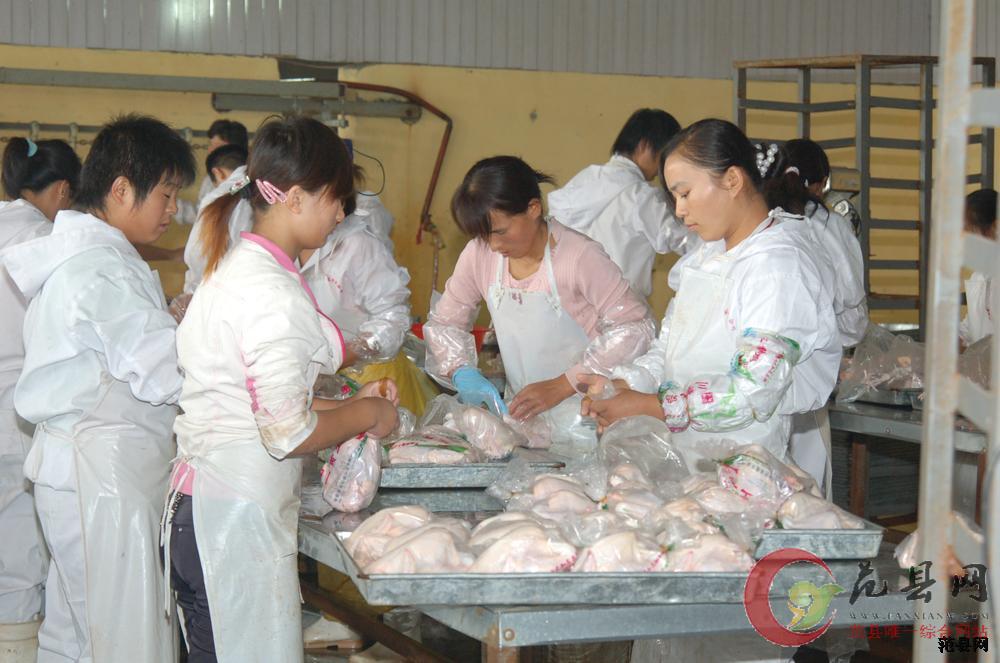 乡冷冻厂加工车间