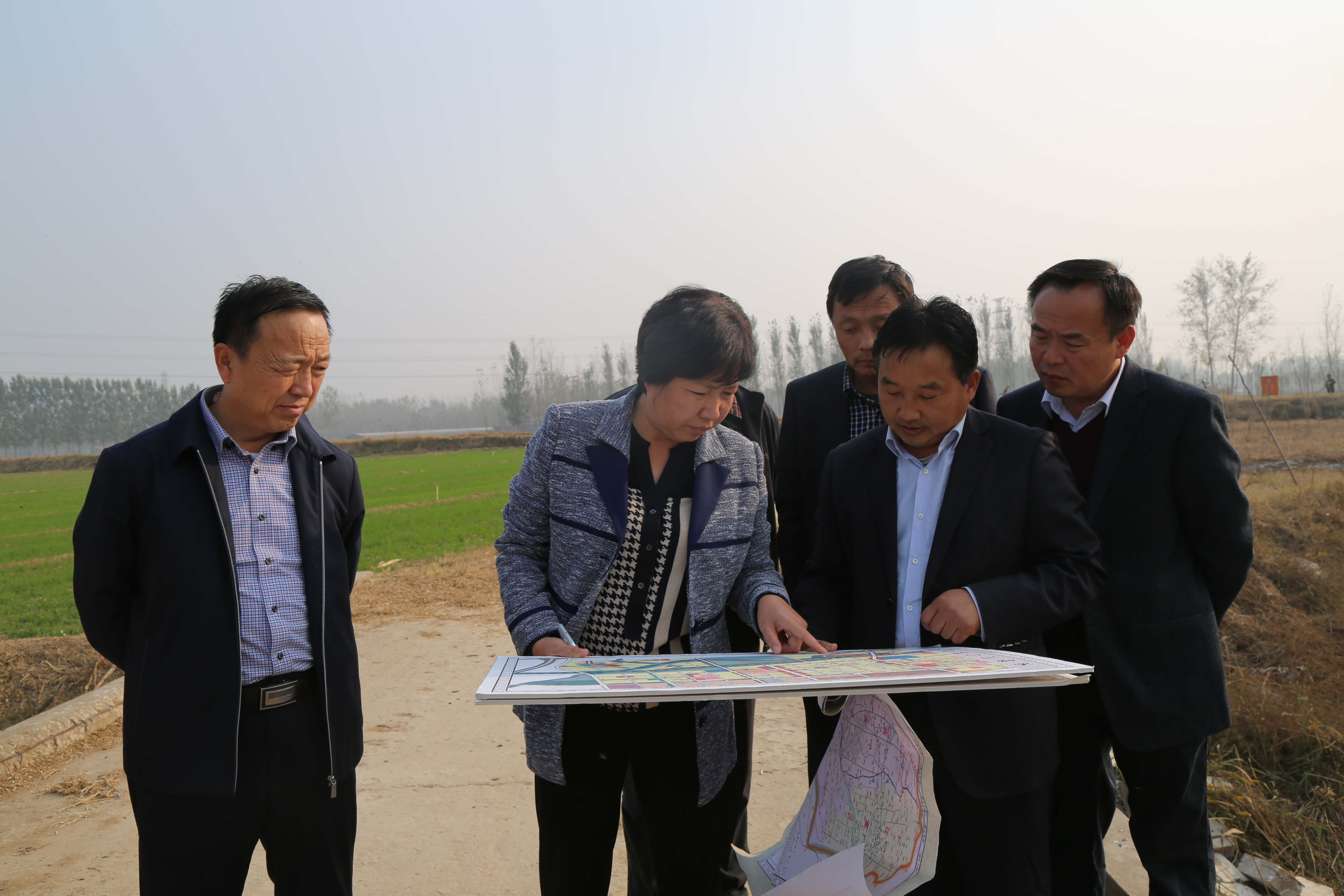 县长赵丽玲实地调研范水综合提升工程