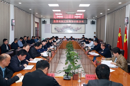范县县委书记王小鹏主持召开县委农村工作领导小组会议